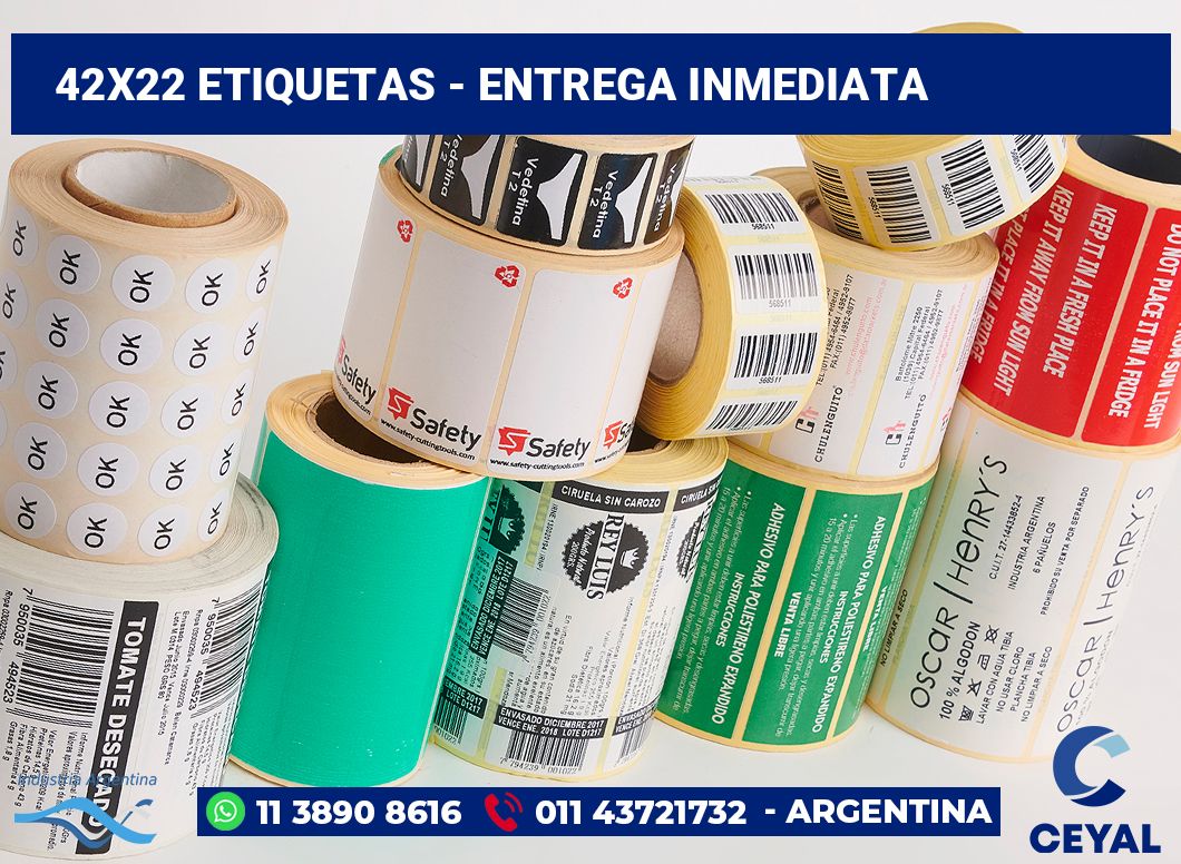 42x22 Etiquetas