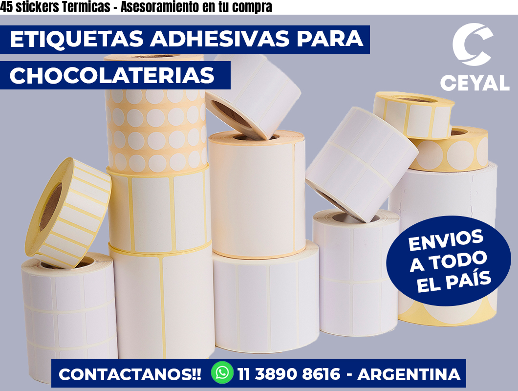 45 stickers Termicas - Asesoramiento en tu compra