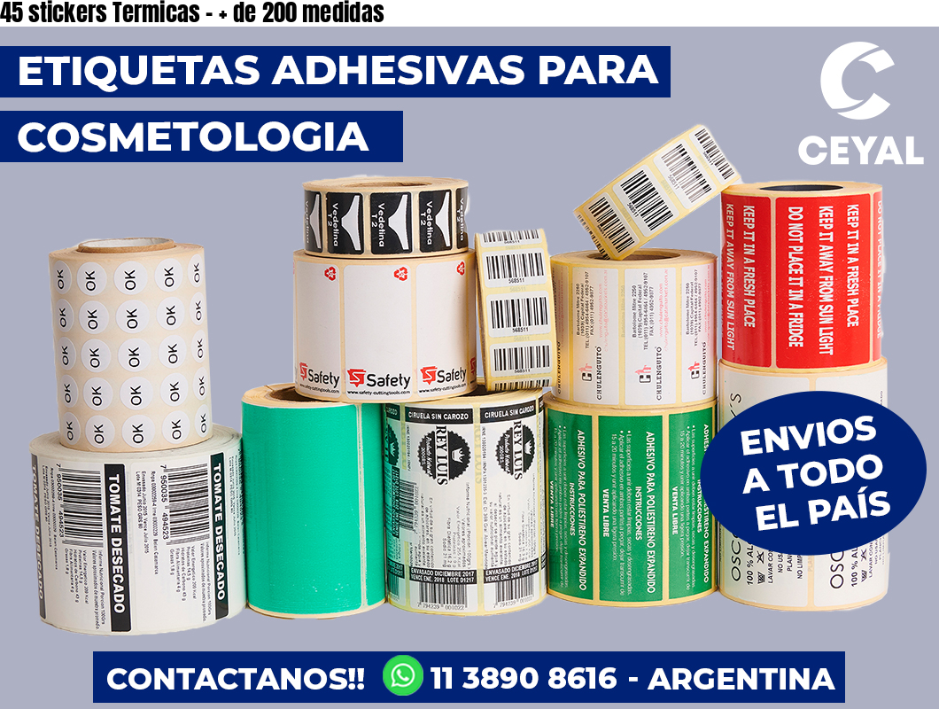 45 stickers Termicas – + de 200 medidas