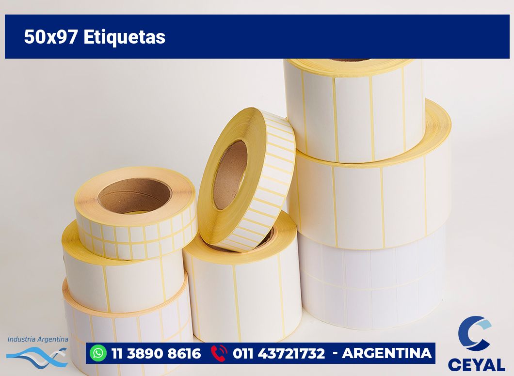 50×97 Etiquetas