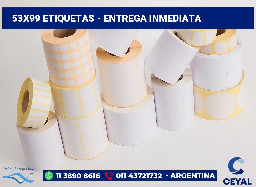 53×99 Etiquetas