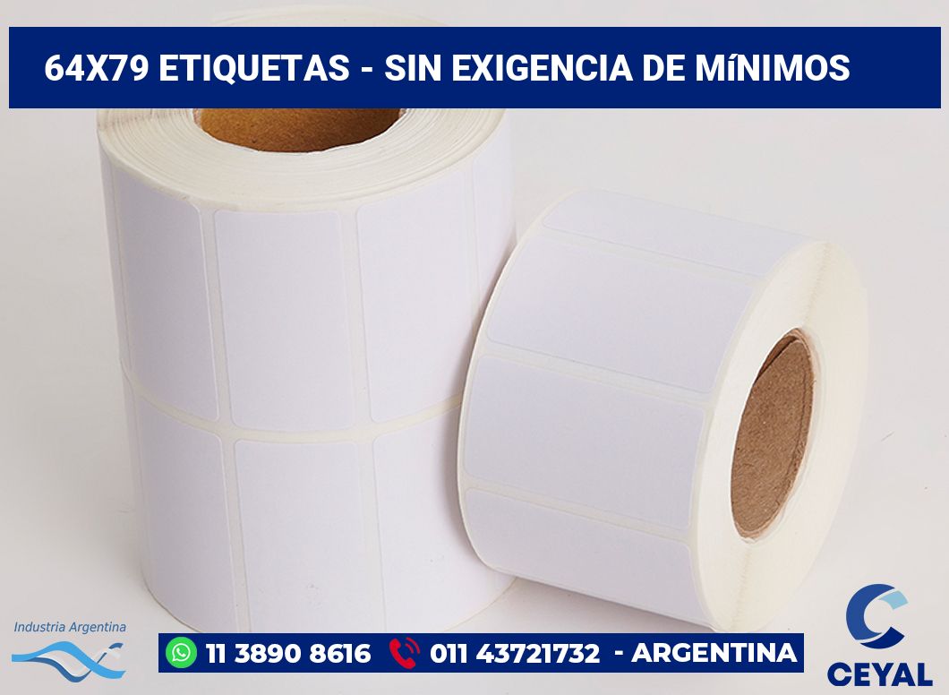 64x79 Etiquetas