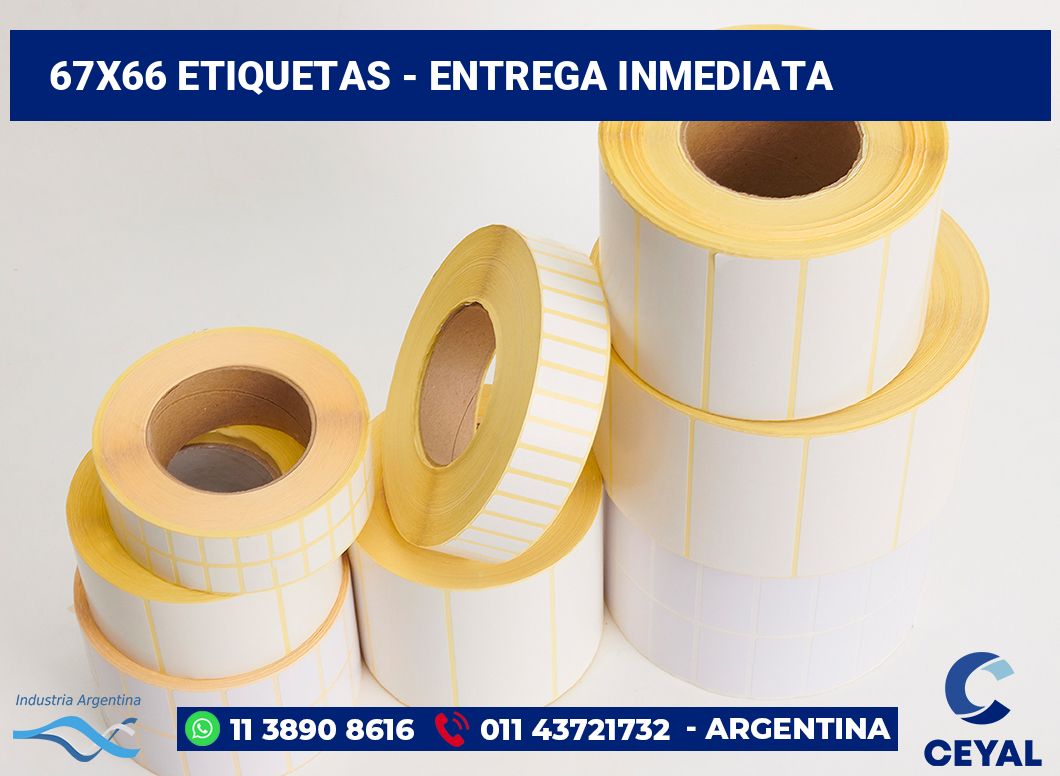67x66 Etiquetas