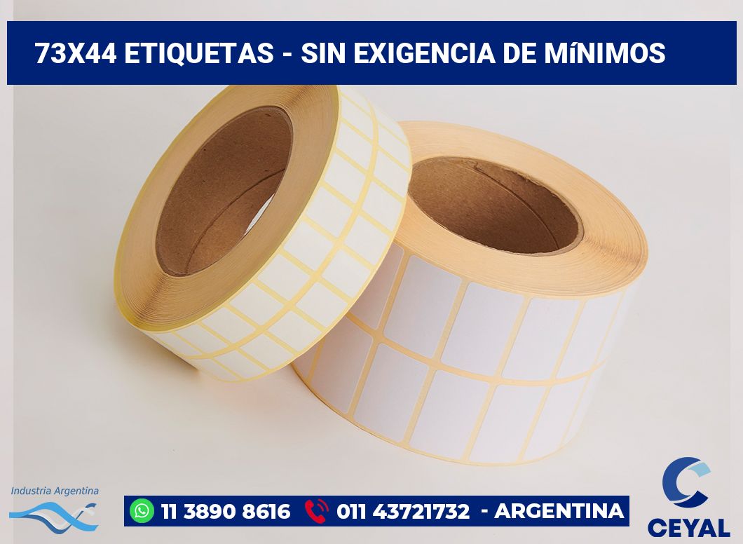 73×44 Etiquetas
