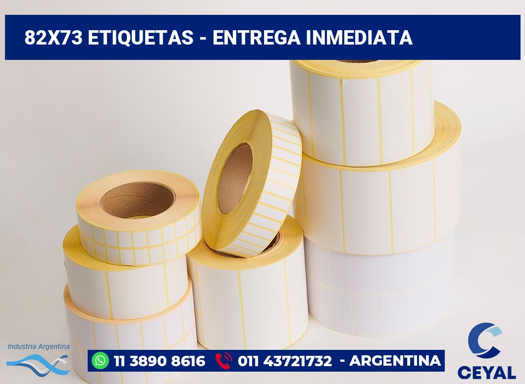 82×73 Etiquetas