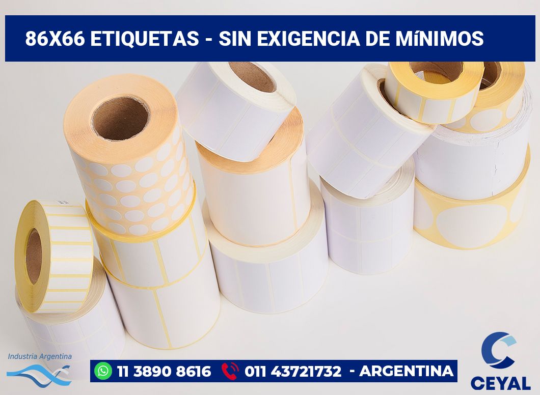 86x66 Etiquetas