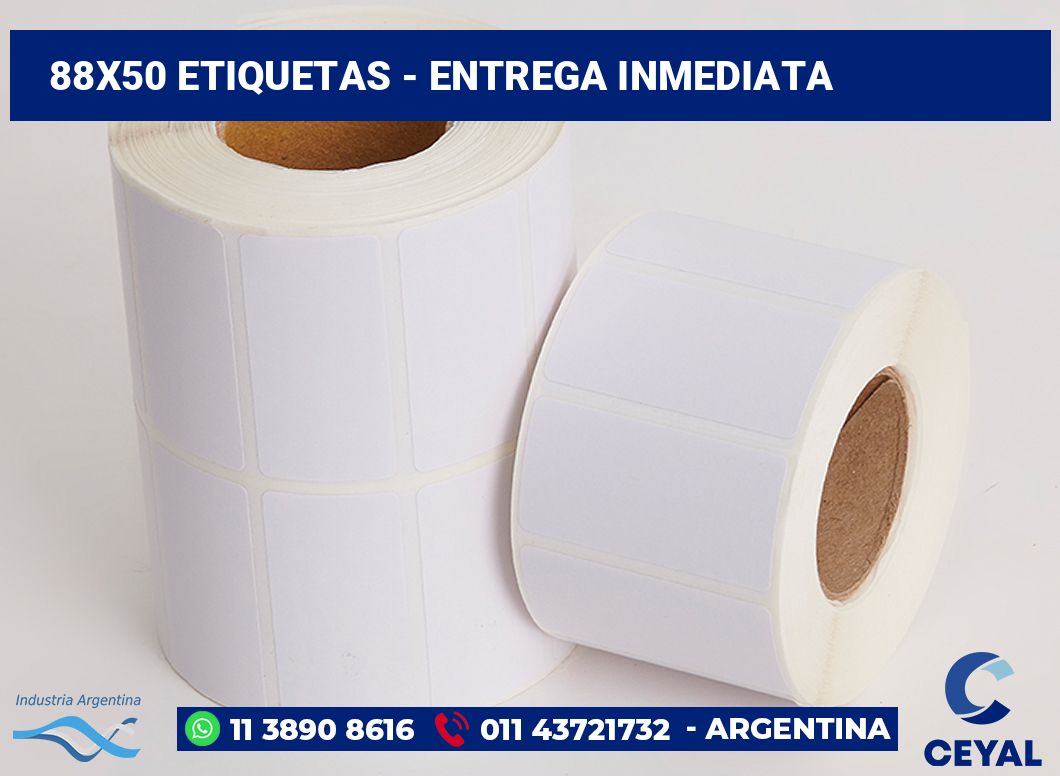 88×50 Etiquetas