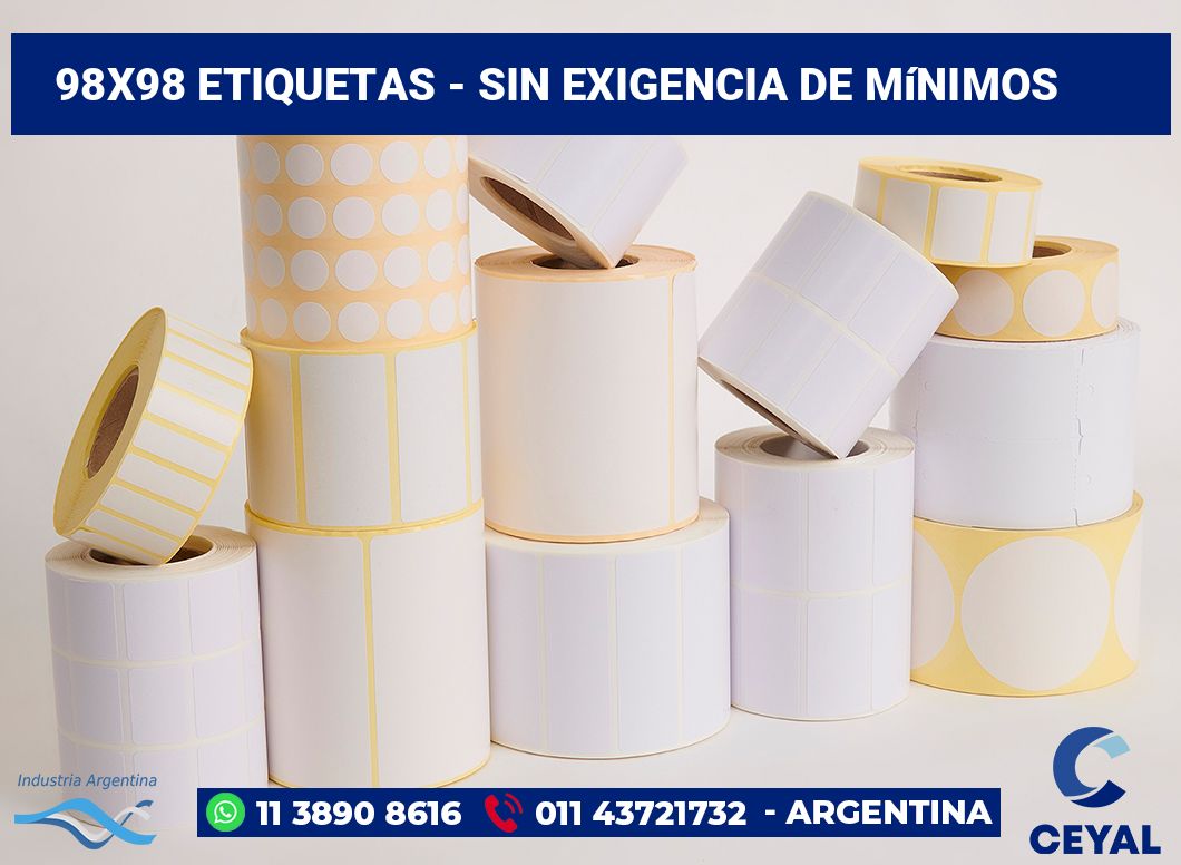 98x98 Etiquetas