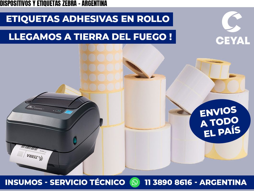 DISPOSITIVOS Y ETIQUETAS ZEBRA – ARGENTINA