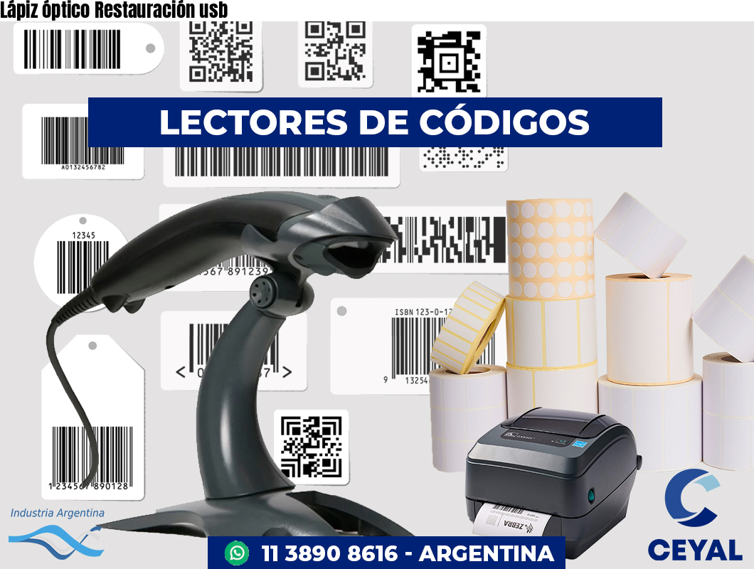 Lápiz óptico Restauración usb