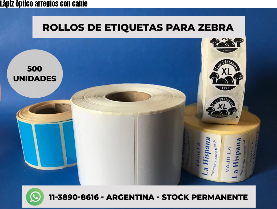 Lápiz óptico arreglos con cable