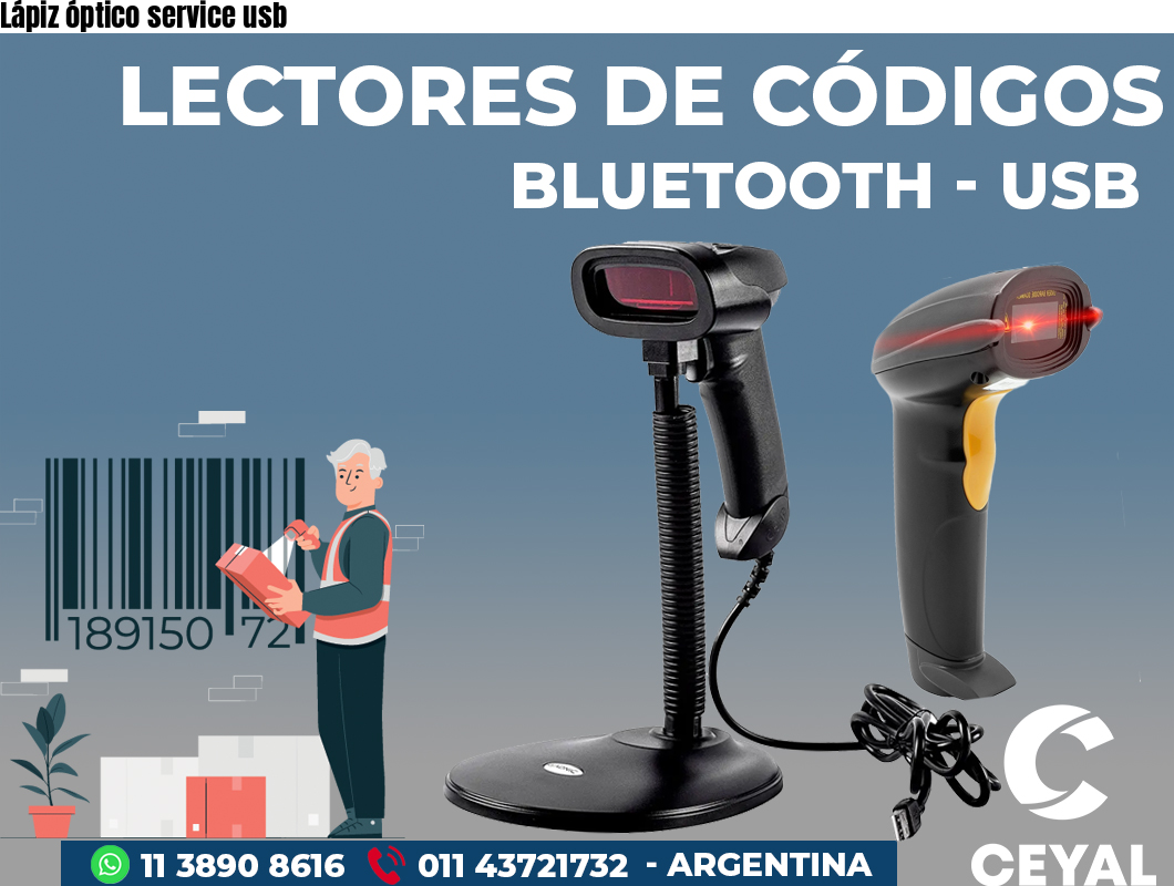 Lápiz óptico service usb