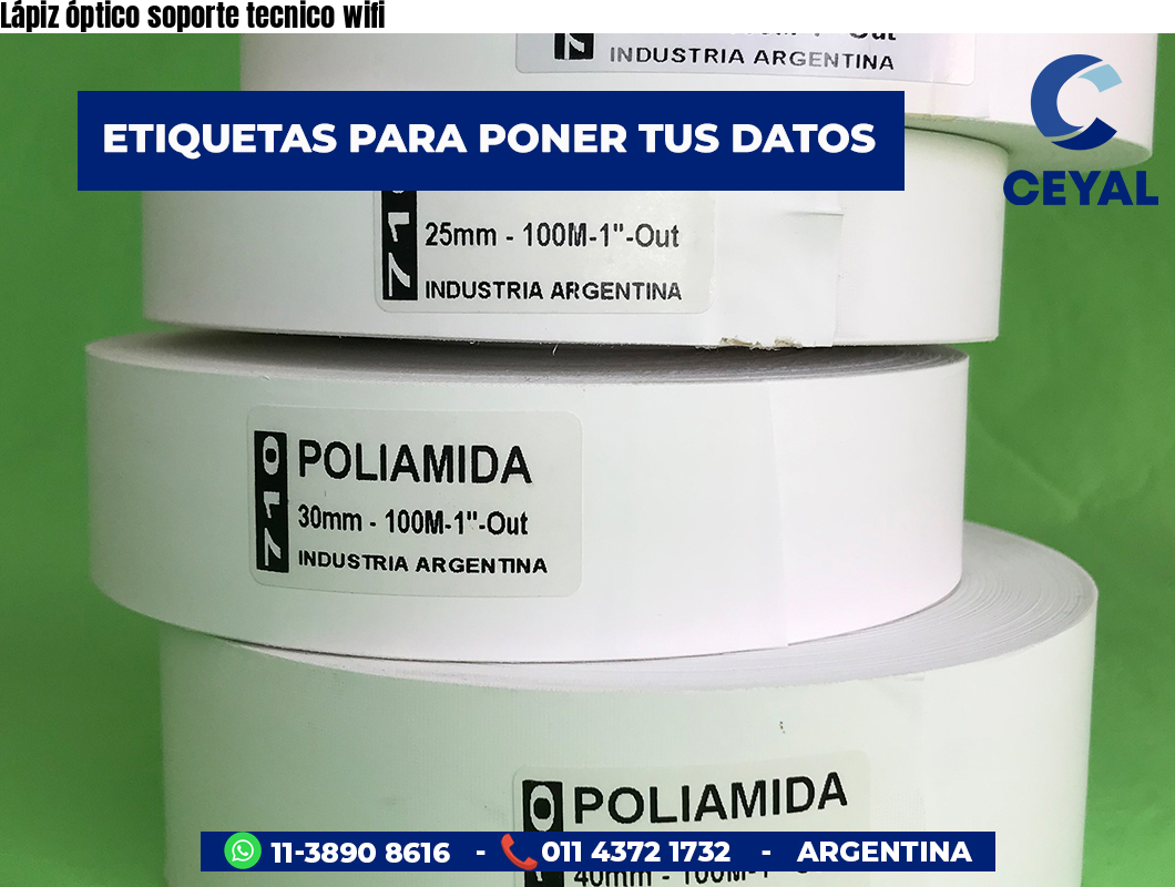 Lápiz óptico soporte tecnico wifi