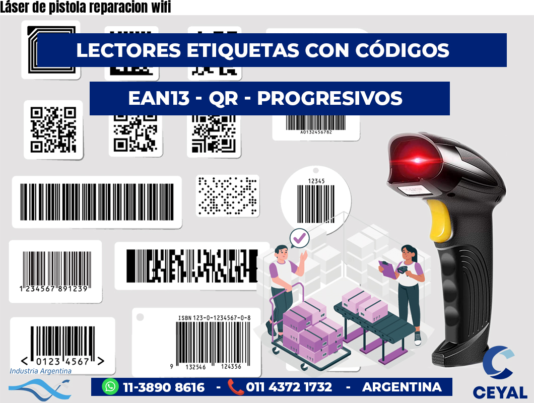 Láser de pistola reparacion wifi