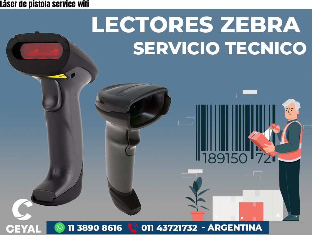 Láser de pistola service wifi