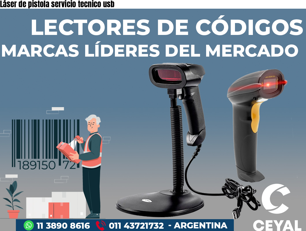 Láser de pistola servicio tecnico usb