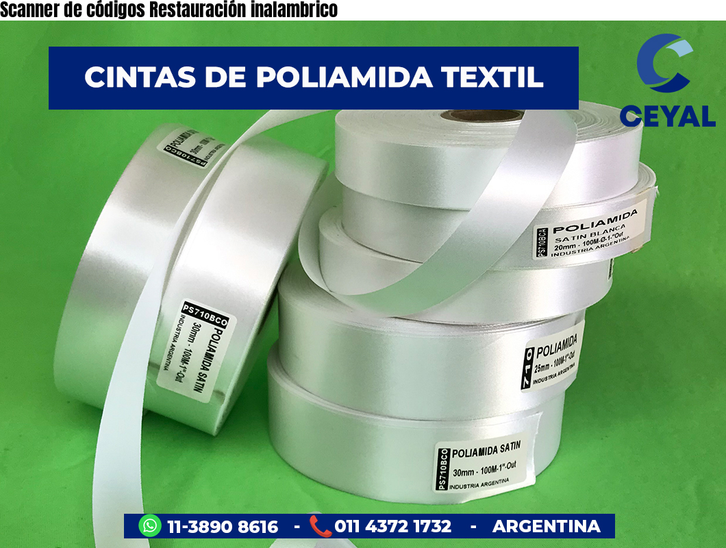 Scanner de códigos Restauración inalambrico