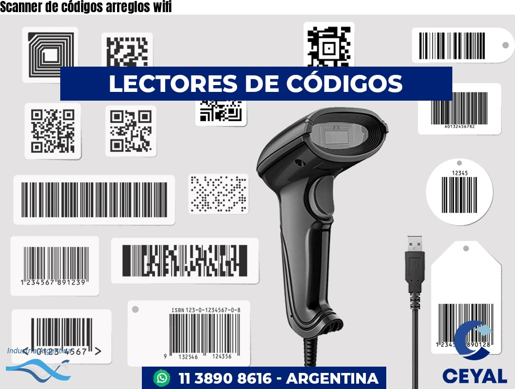 Scanner de códigos arreglos wifi