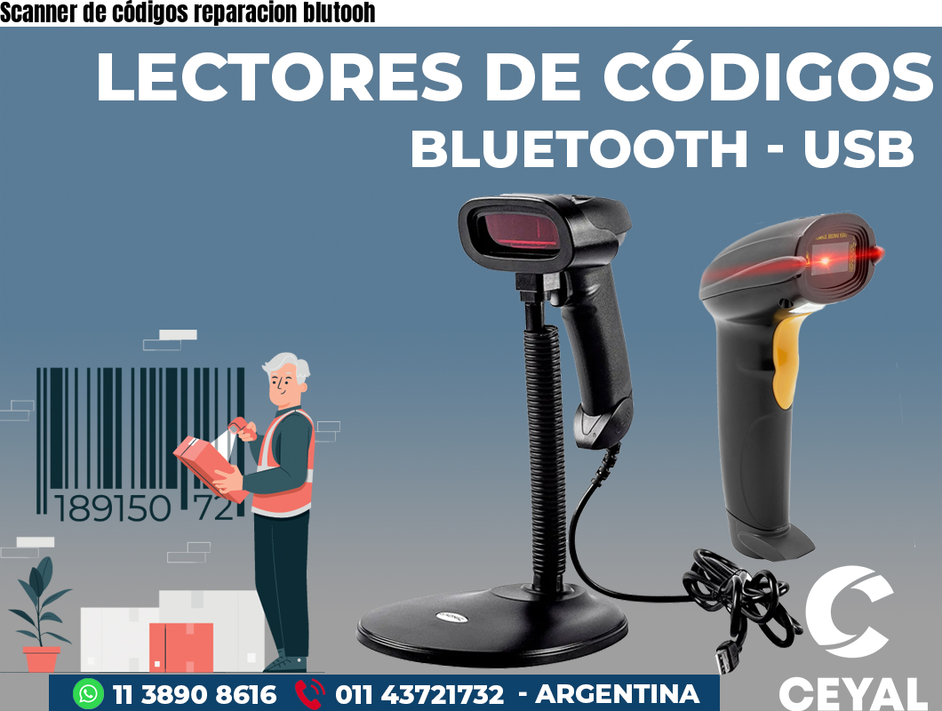 Scanner de códigos reparacion blutooh