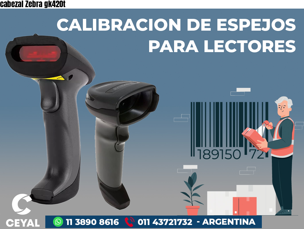 cabezal Zebra gk420t