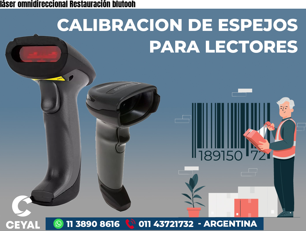láser omnidireccional Restauración blutooh