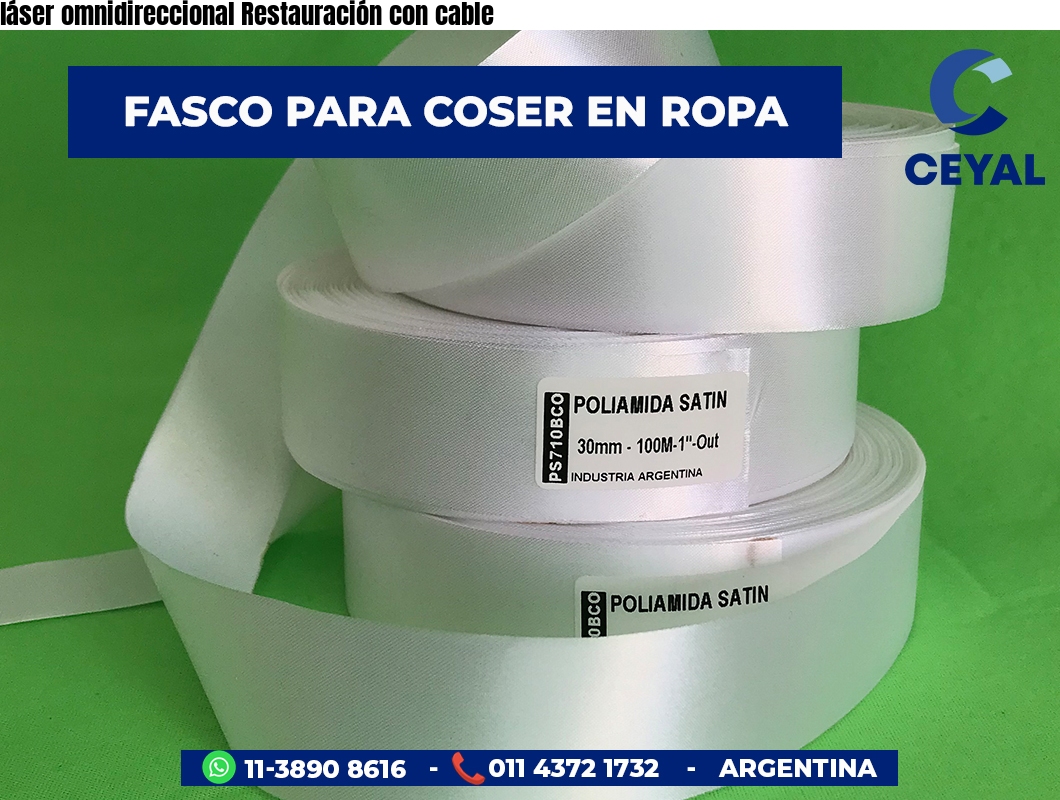 láser omnidireccional Restauración con cable