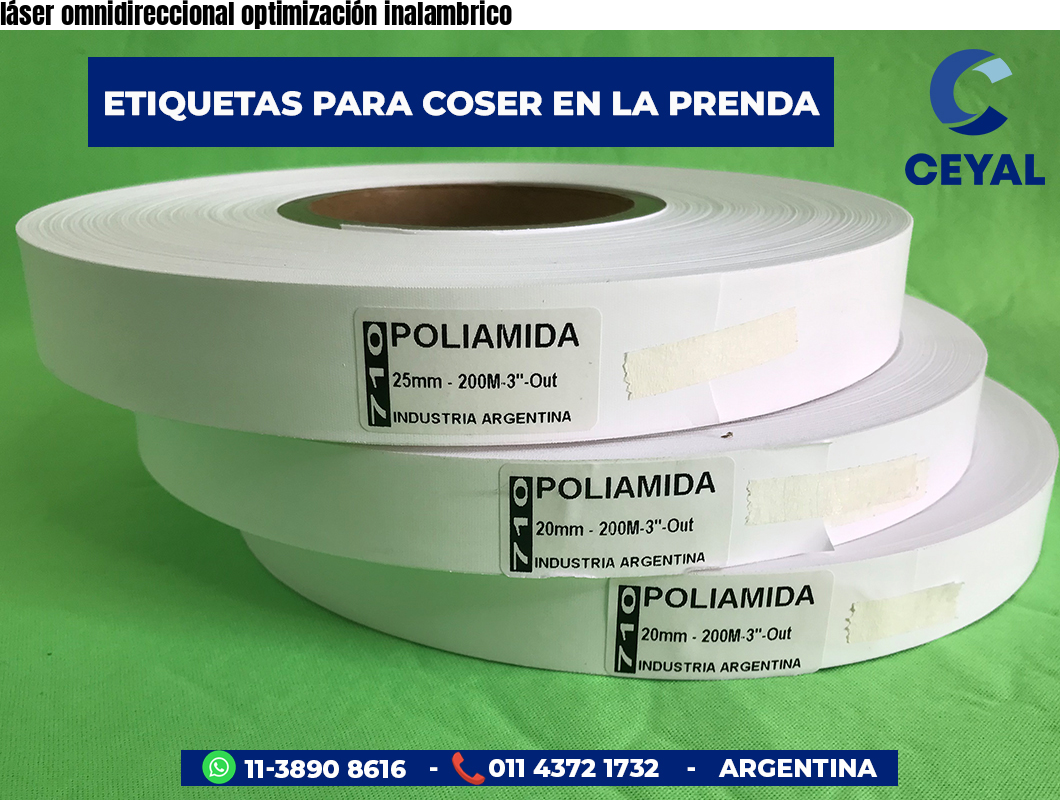 láser omnidireccional optimización inalambrico