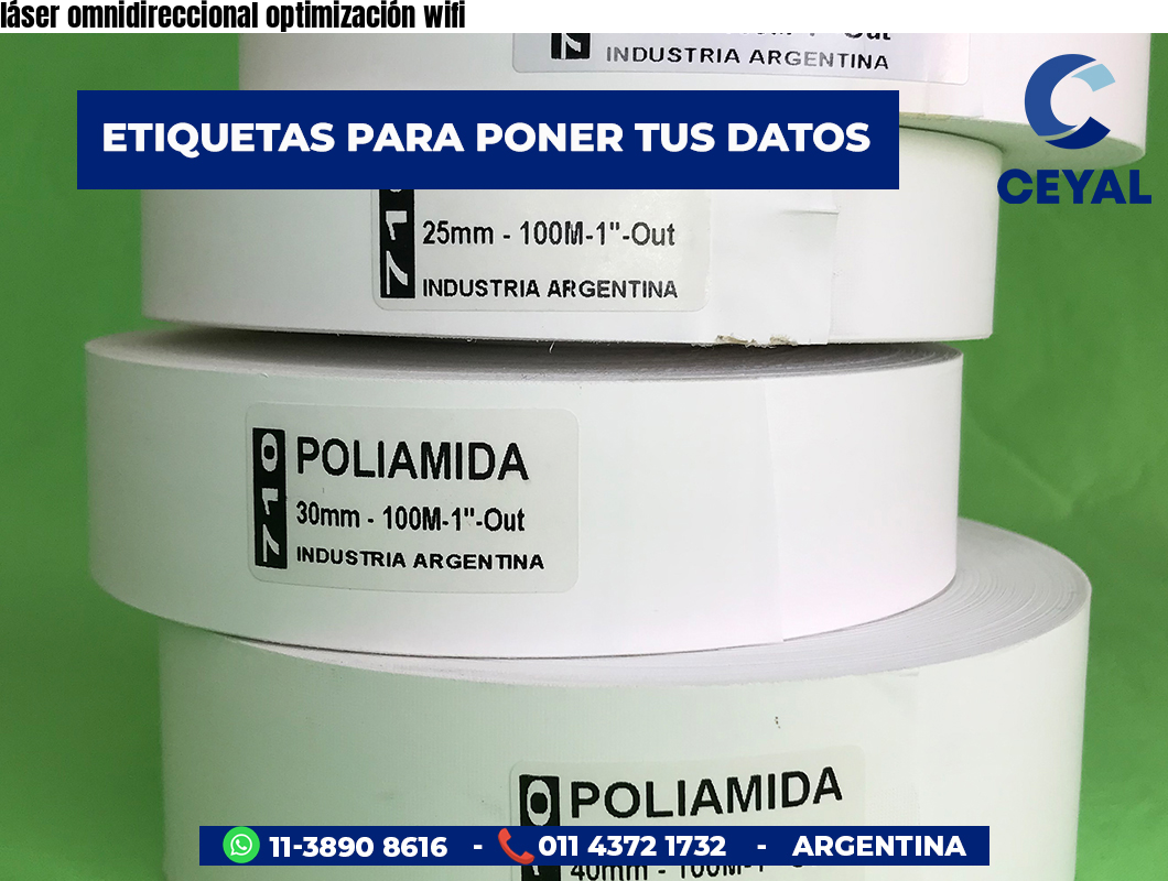 láser omnidireccional optimización wifi