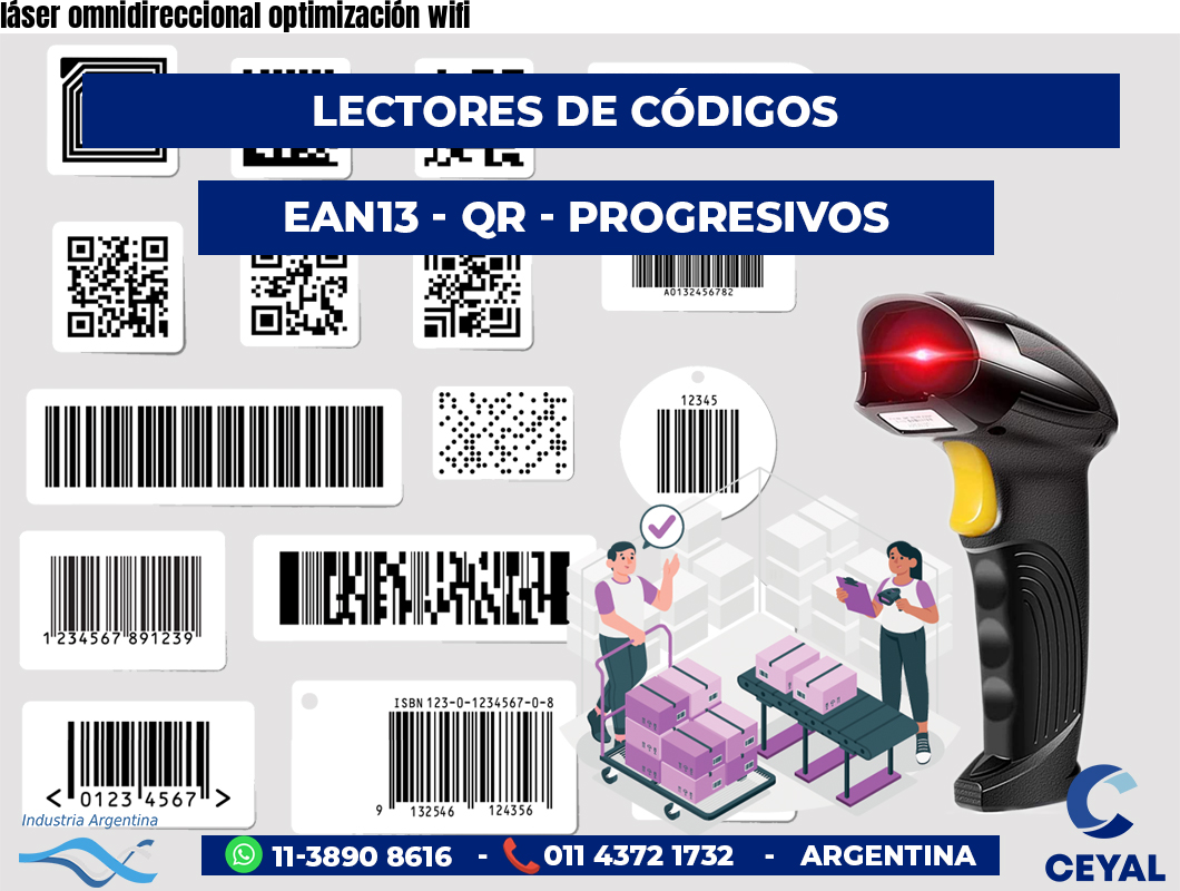 láser omnidireccional optimización wifi