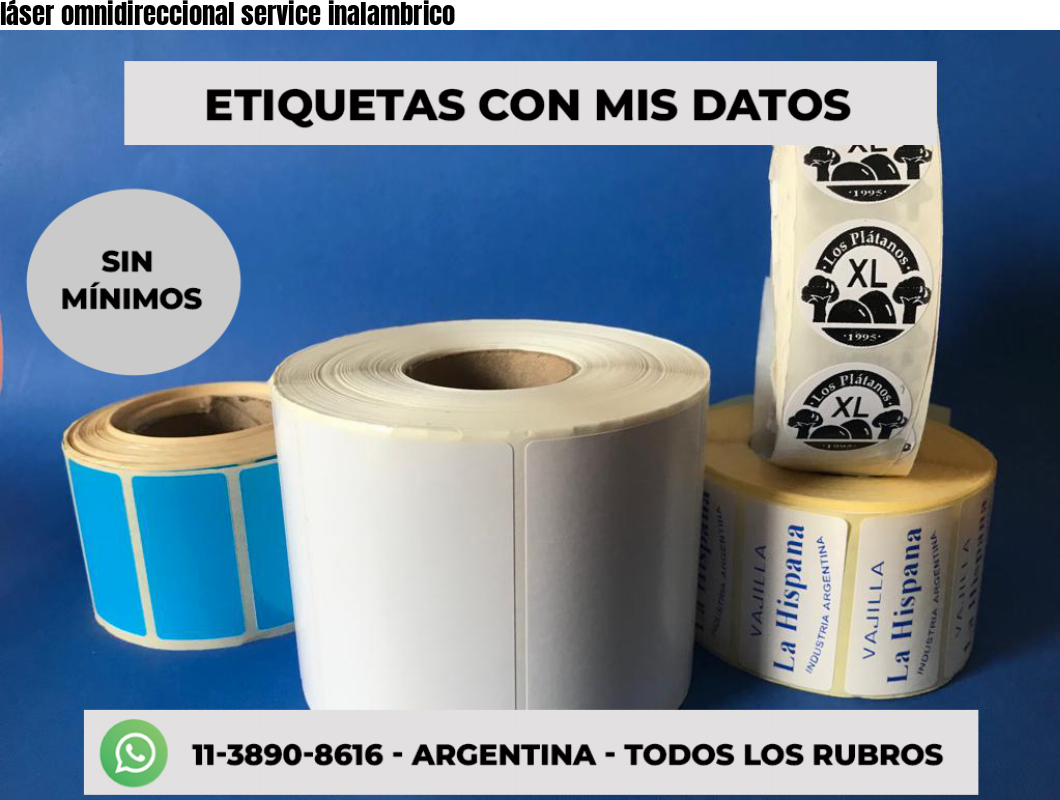 láser omnidireccional service inalambrico