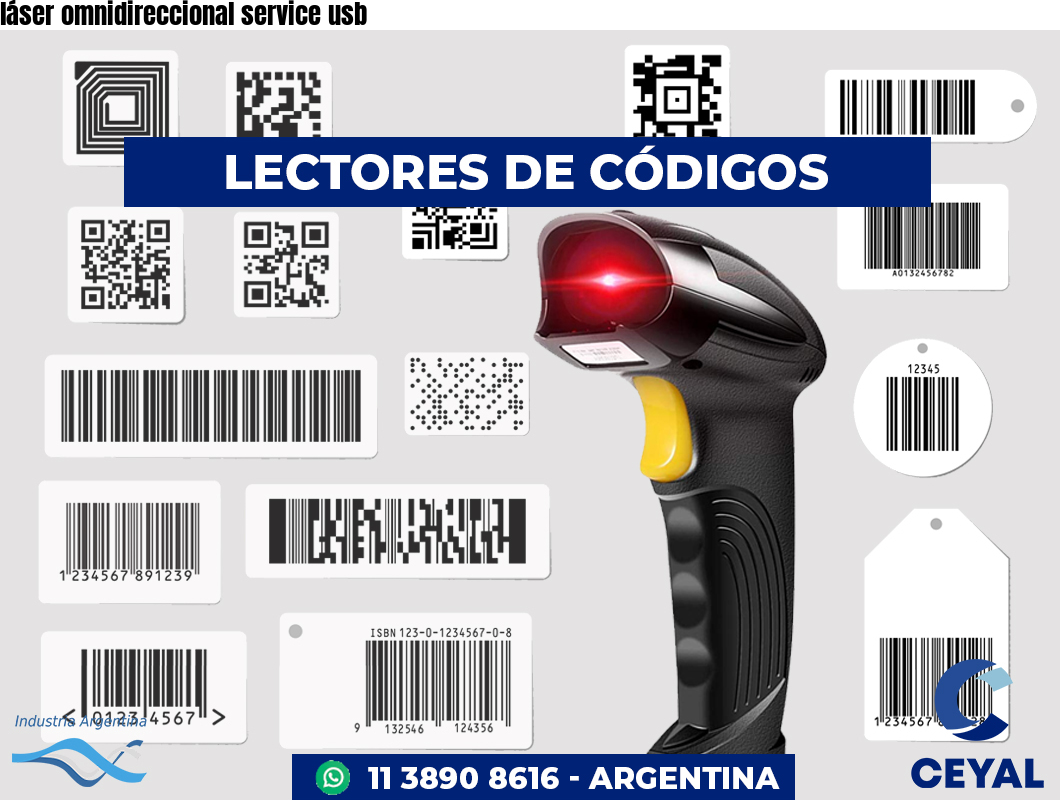 láser omnidireccional service usb