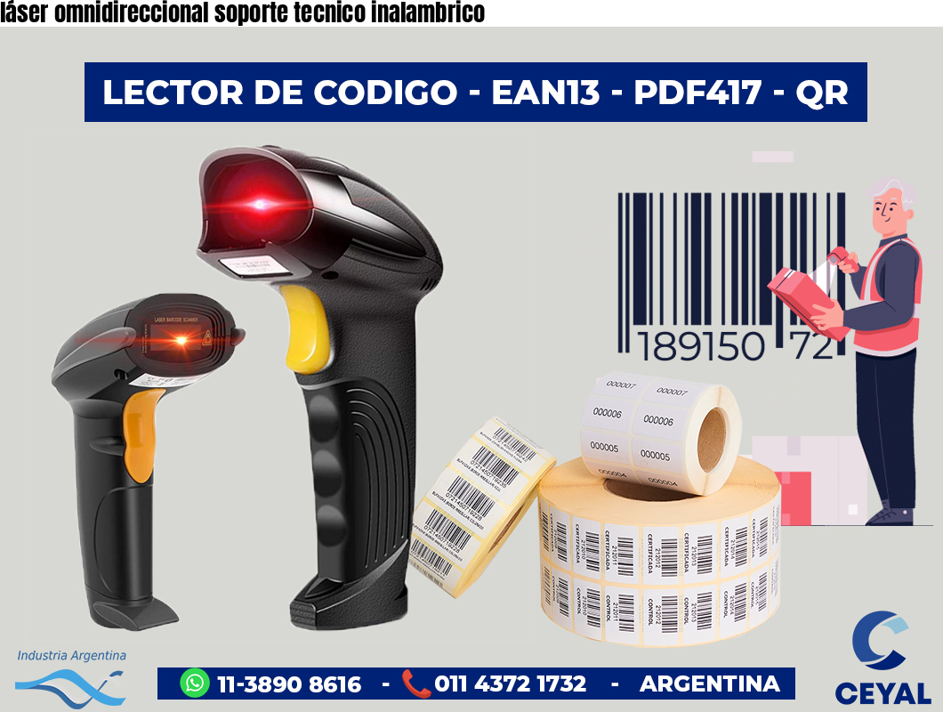 láser omnidireccional soporte tecnico inalambrico