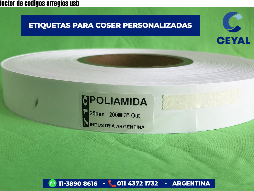 lector de codigos arreglos usb