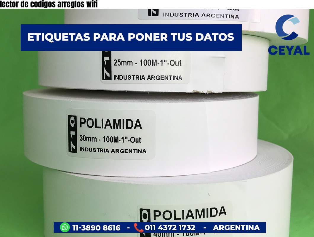 lector de codigos arreglos wifi