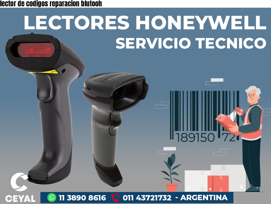 lector de codigos reparacion blutooh
