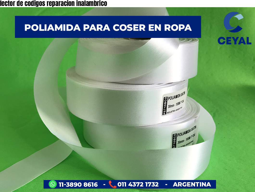 lector de codigos reparacion inalambrico