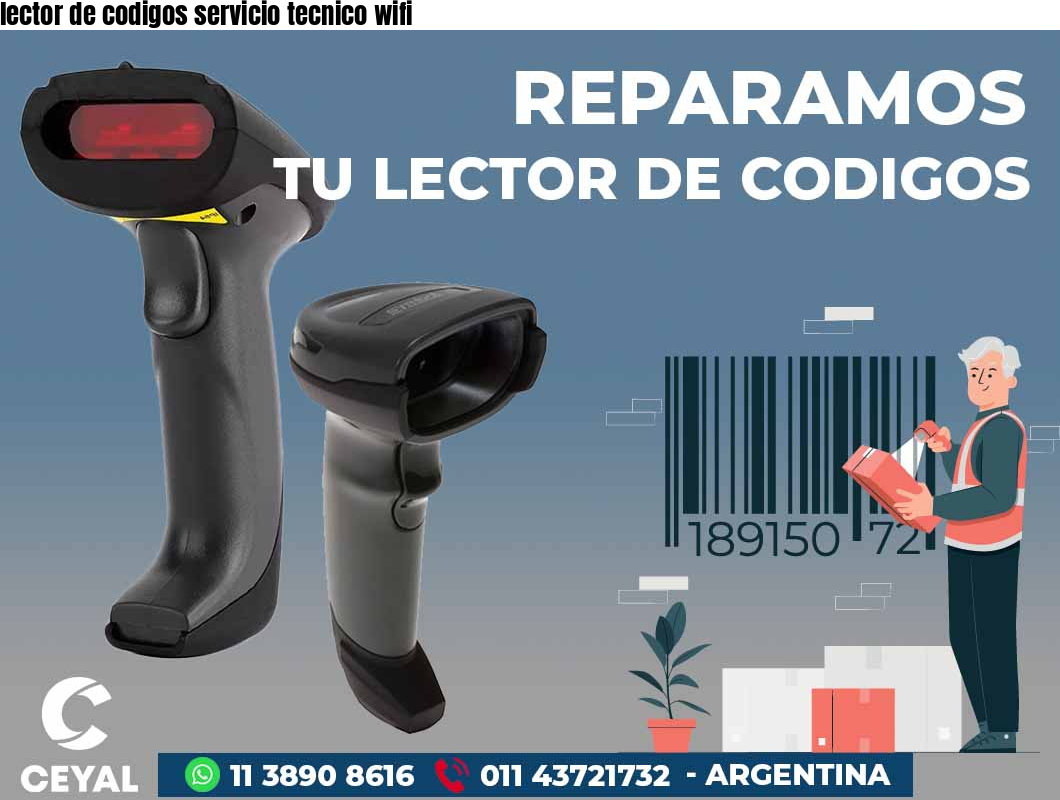 lector de codigos servicio tecnico wifi