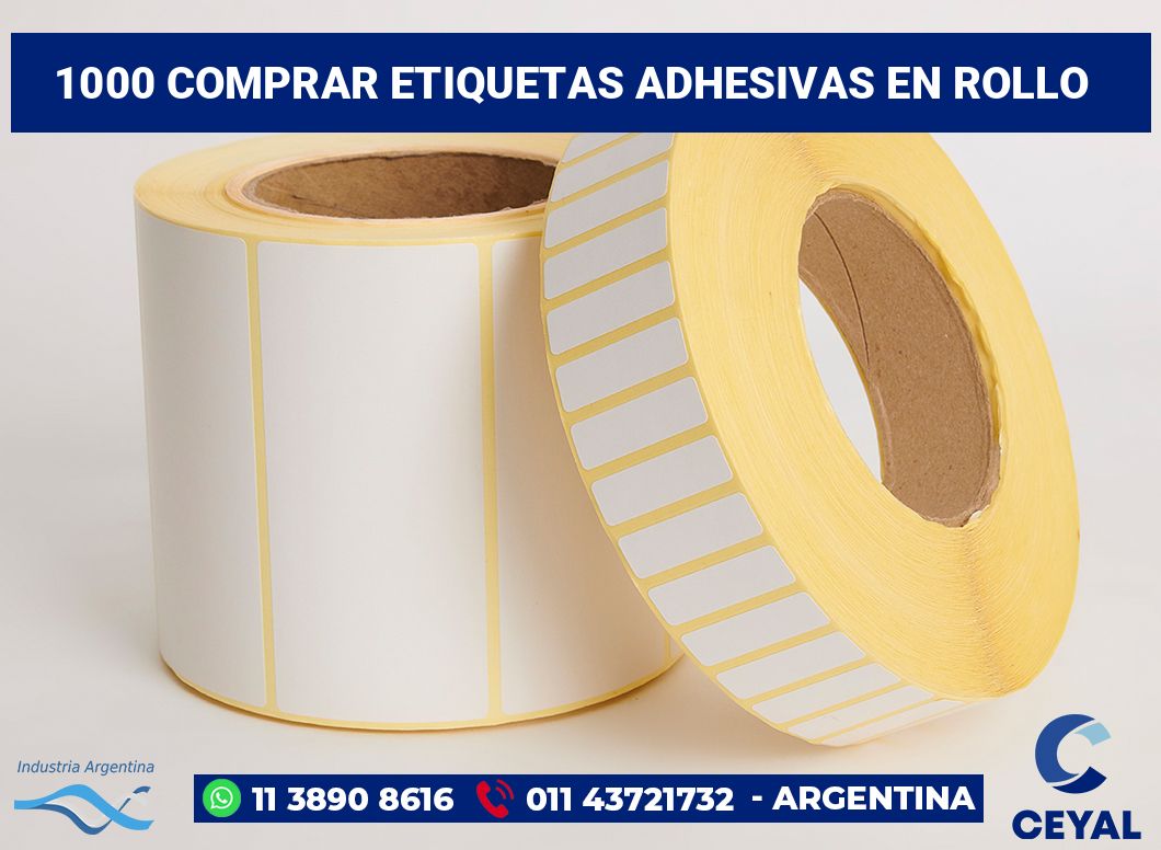 1000 Comprar etiquetas adhesivas en rollo