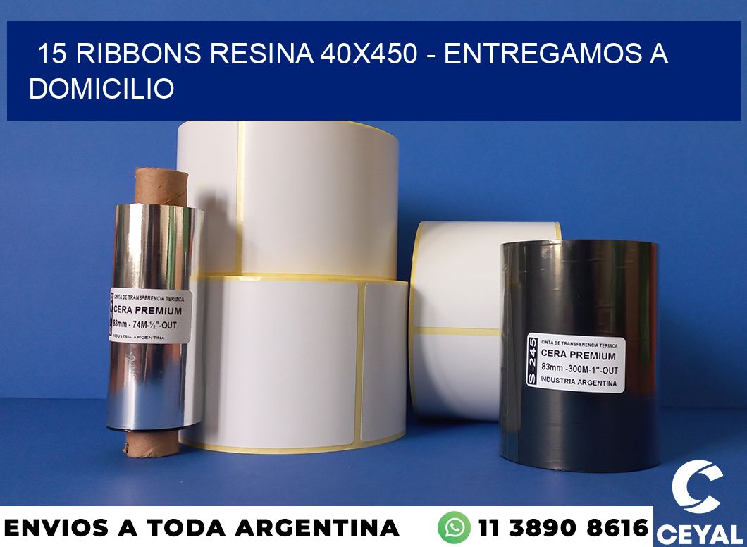 15 Ribbons resina 40×450 – entregamos a domicilio
