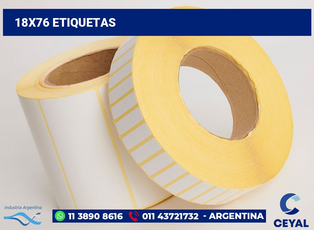 18x76 Etiquetas