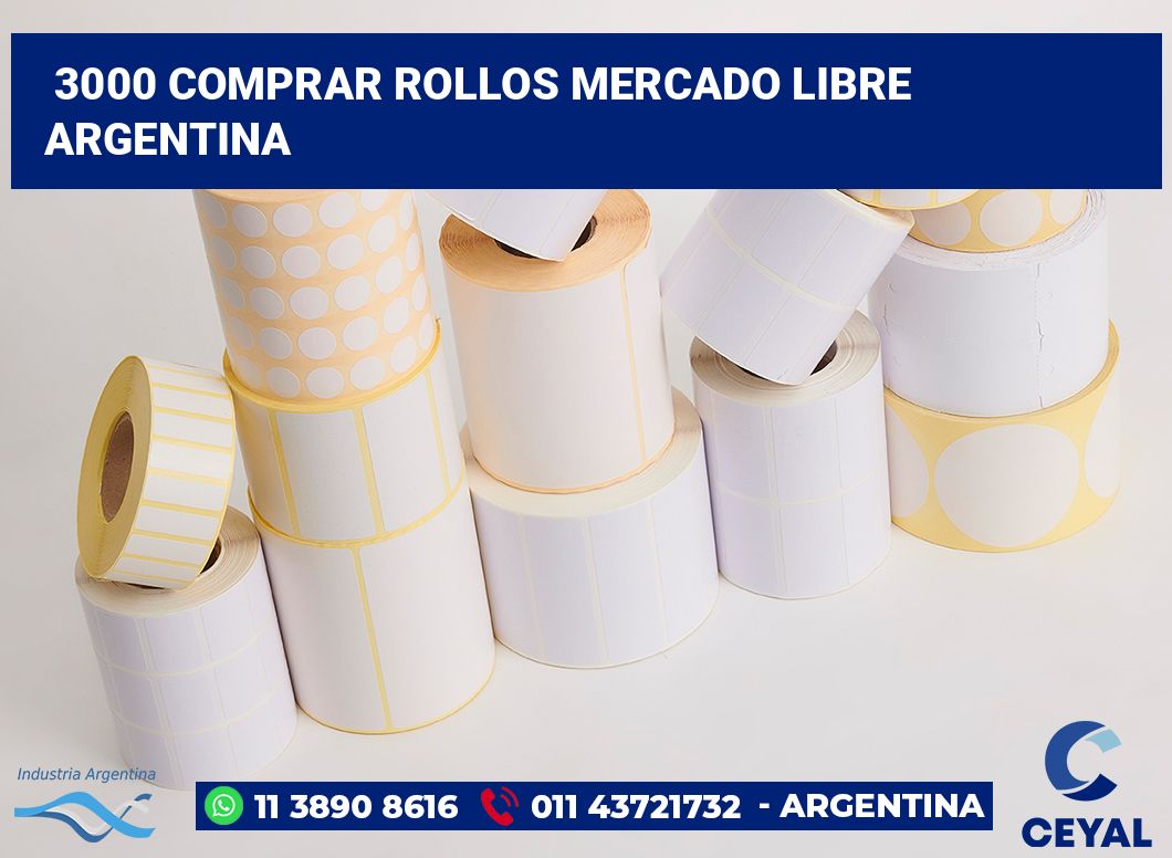 3000 Comprar rollos mercado libre argentina