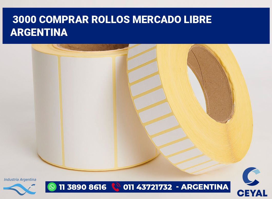 3000 Comprar rollos mercado libre argentina