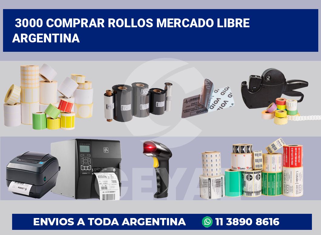 3000 Comprar rollos mercado libre argentina