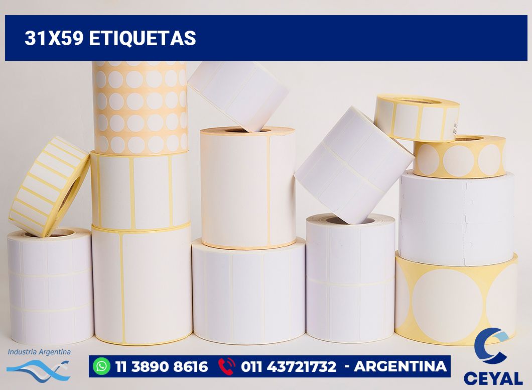 31x59 Etiquetas
