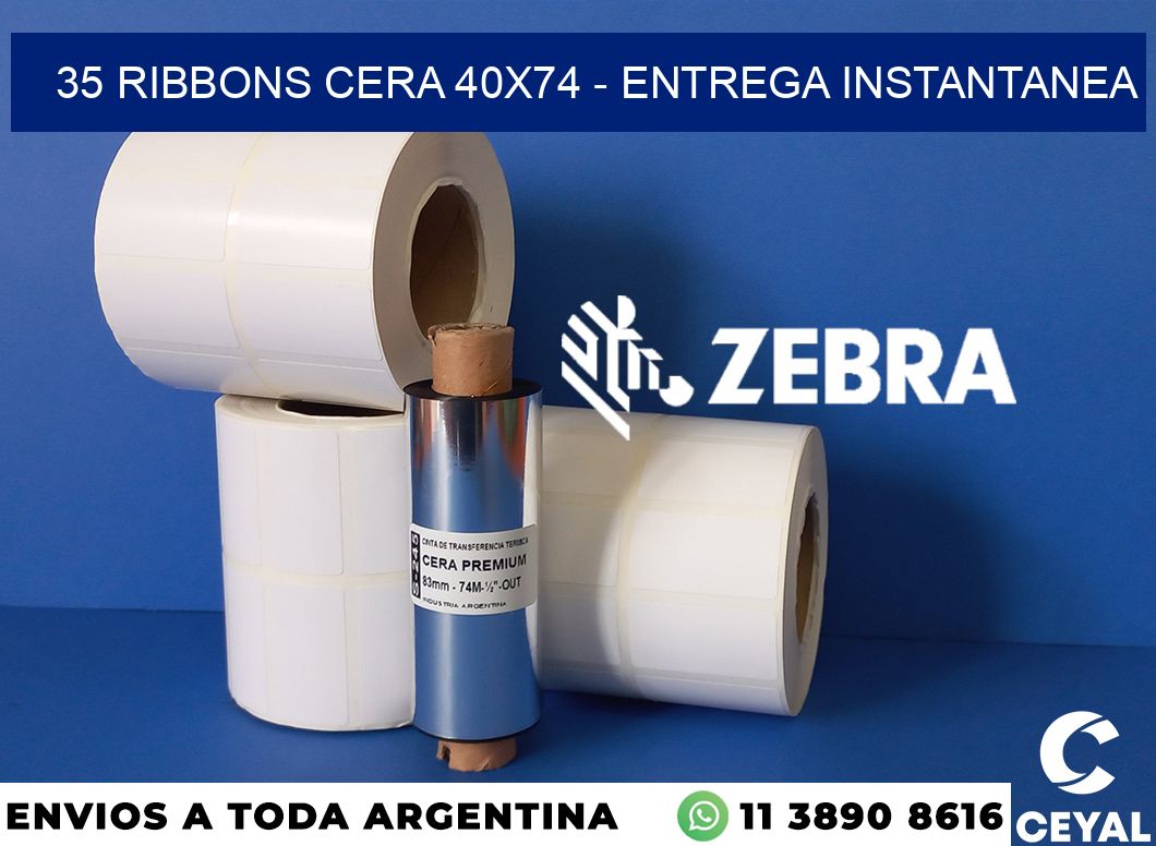 35 Ribbons cera 40x74 - entrega instantanea