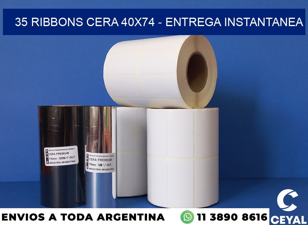 35 Ribbons cera 40×74 – entrega instantanea