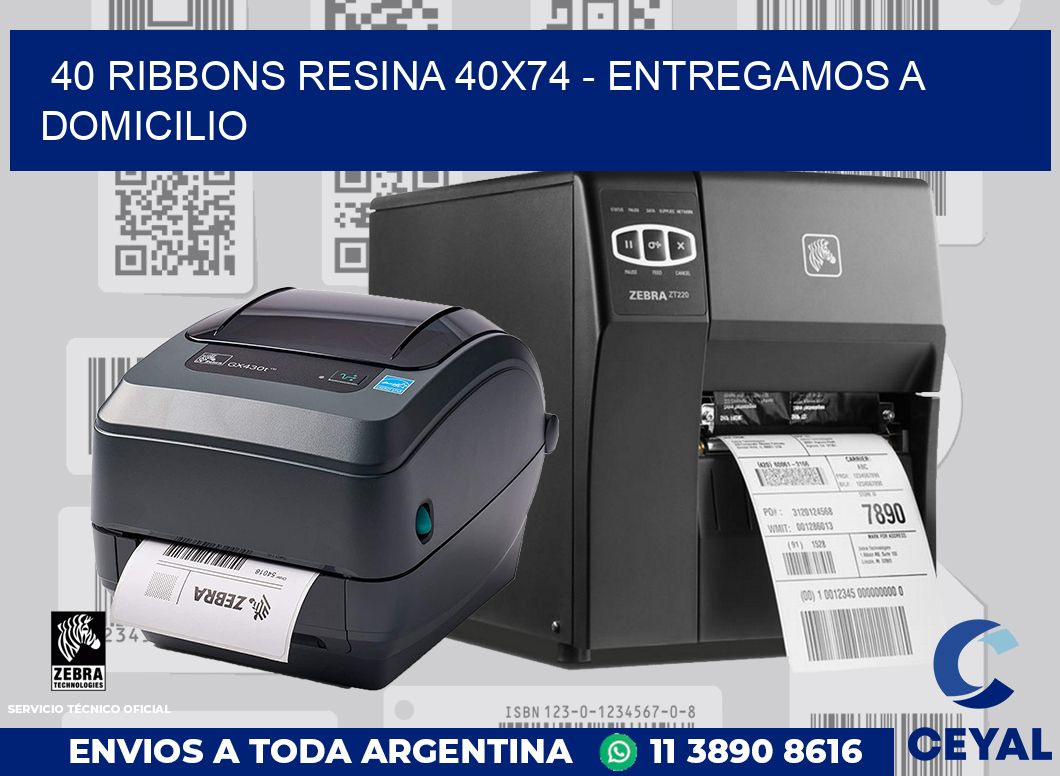 40 Ribbons resina 40x74 - entregamos a domicilio