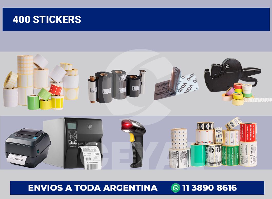 400 Stickers
