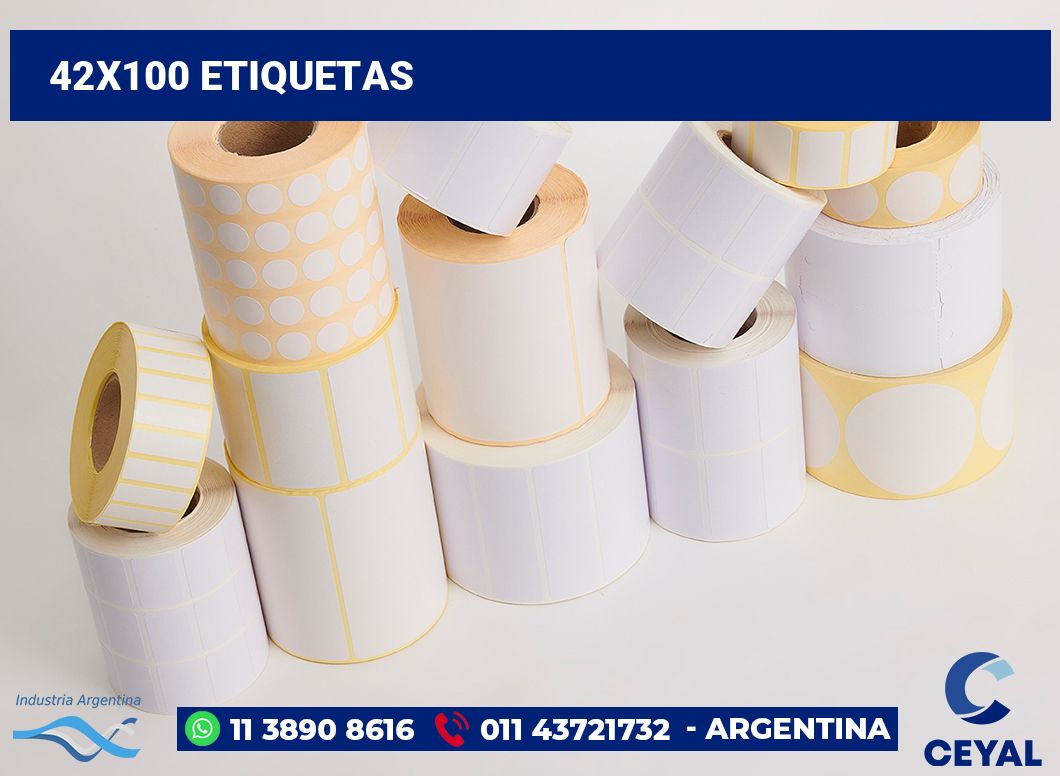 42x100 Etiquetas