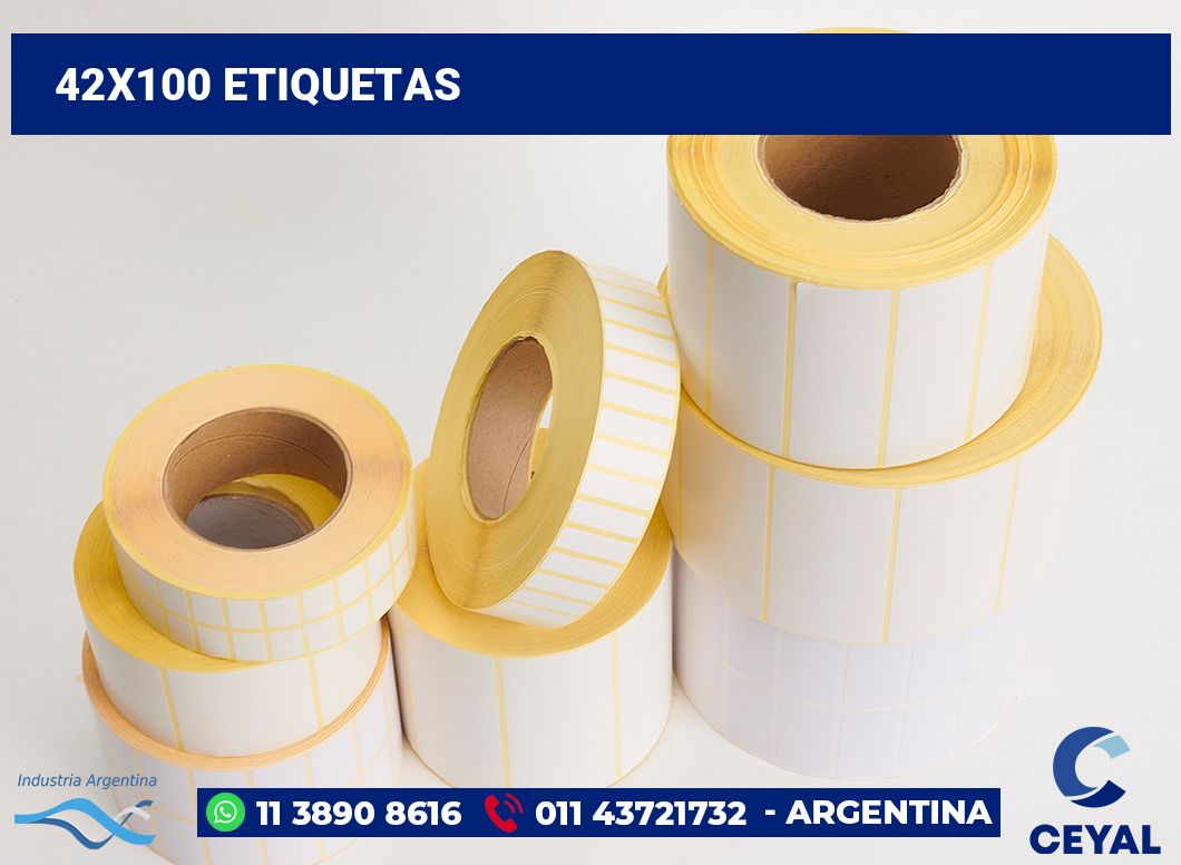 42x100 Etiquetas
